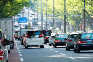 渋滞時の事故