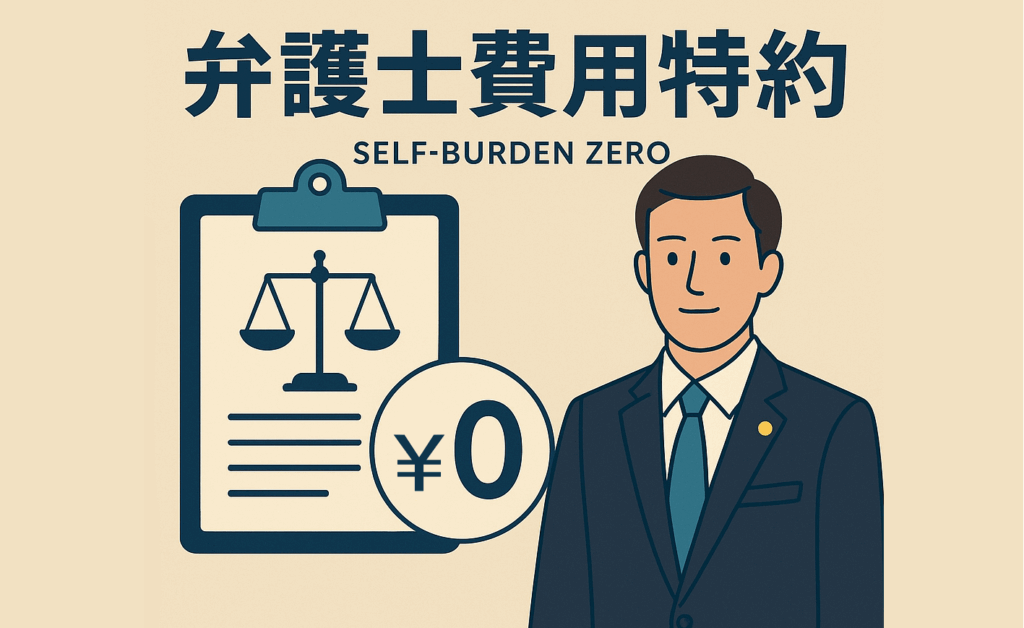 弁護士費用特約で自己負担ゼロの弁護士依頼も可能に