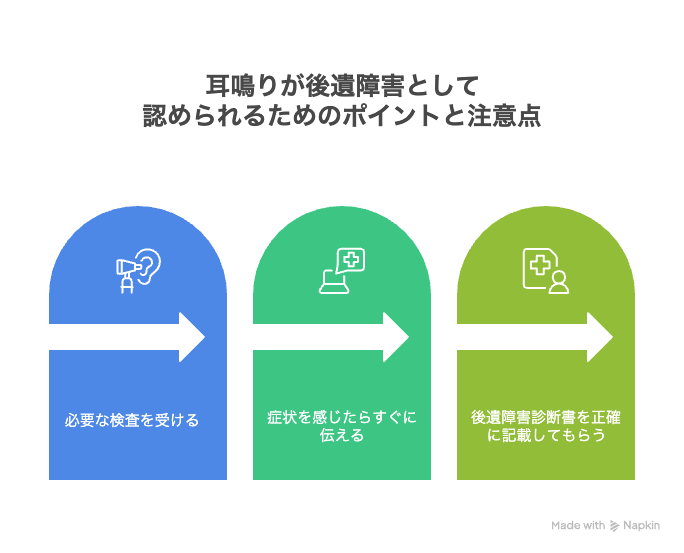 耳鳴りが後遺障害として認められるためのポイントと注意点