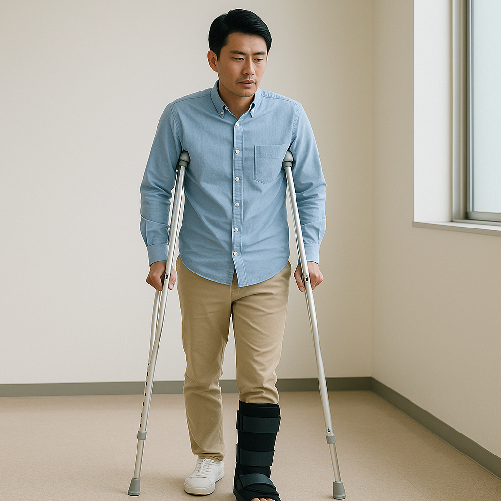 通院している男性