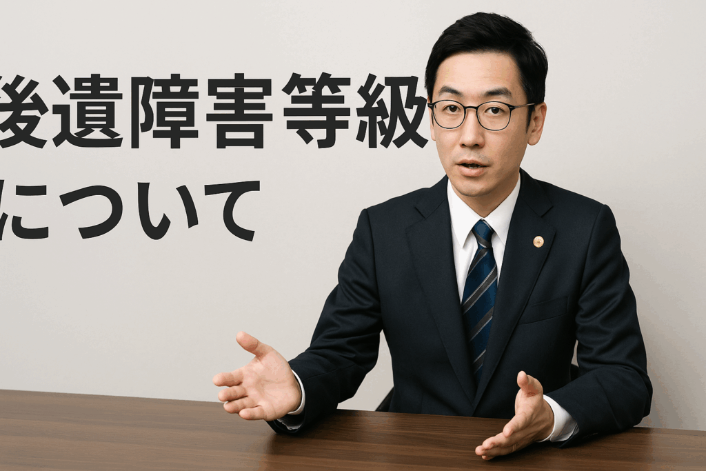 後遺障害について