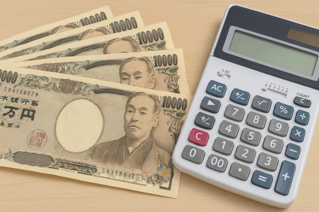 お金と電卓