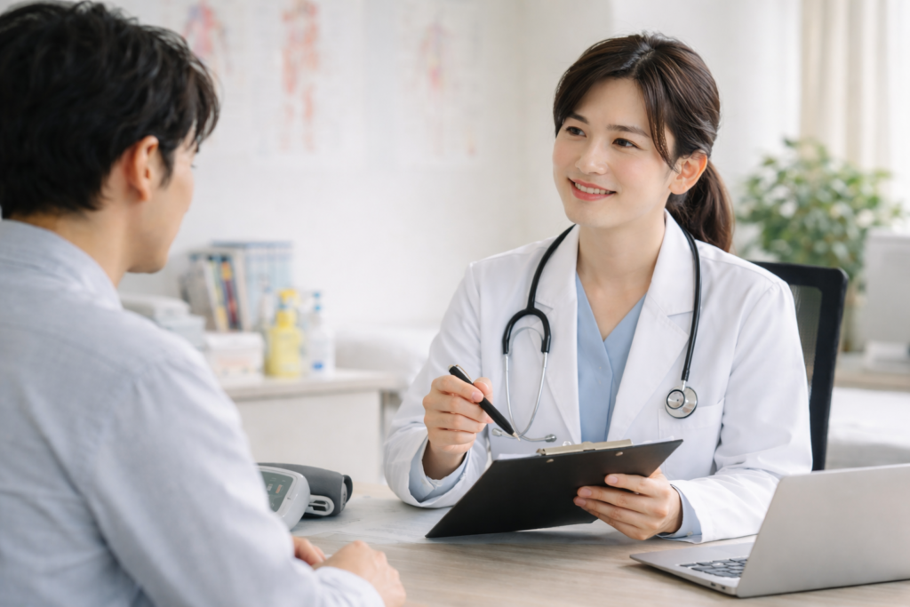 医師の診察