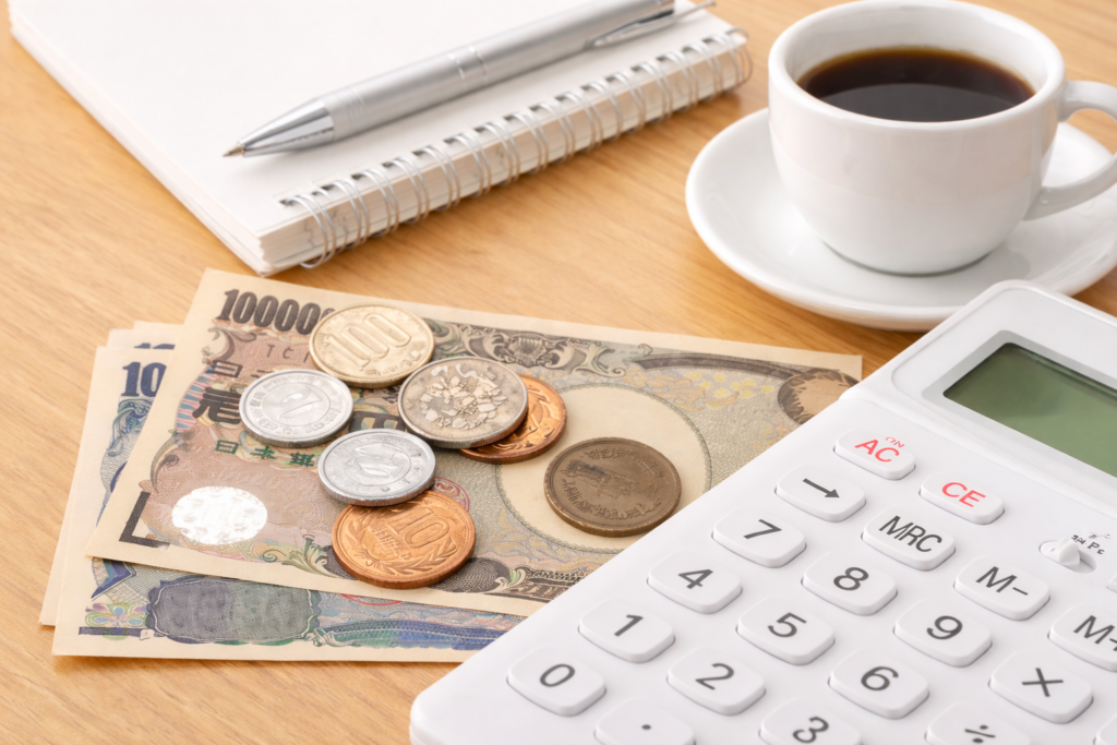 お金と電卓