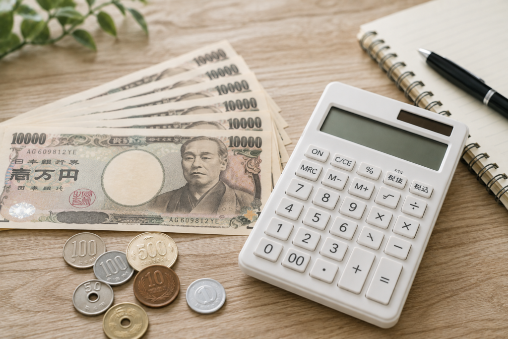 お金と電卓